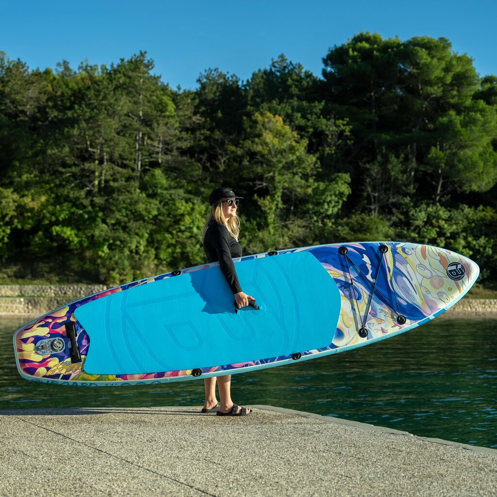 Nafukovací paddleboard iBOARD 11 Whale - 110x32x6 holka